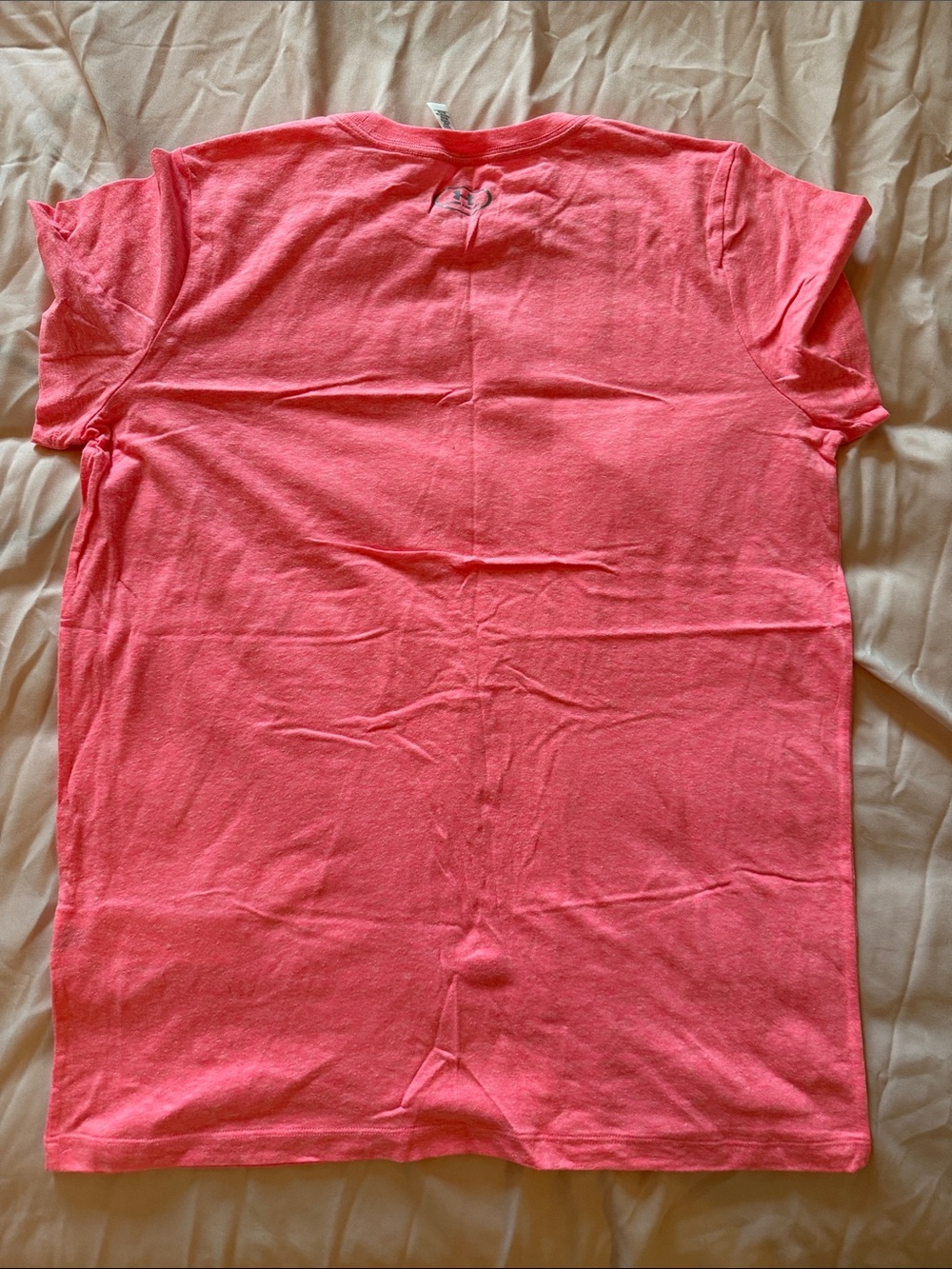 Under Armour Women's Short Sleeve Tee Pink Coral - Picture 3 of 4